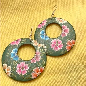 💋R.O.A!!! Handpainted Artisanal Earrings💋
